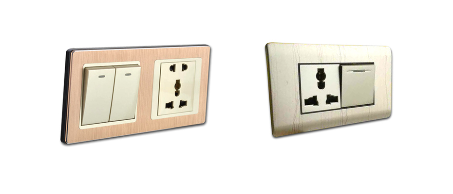 插座、開關鋁麵板